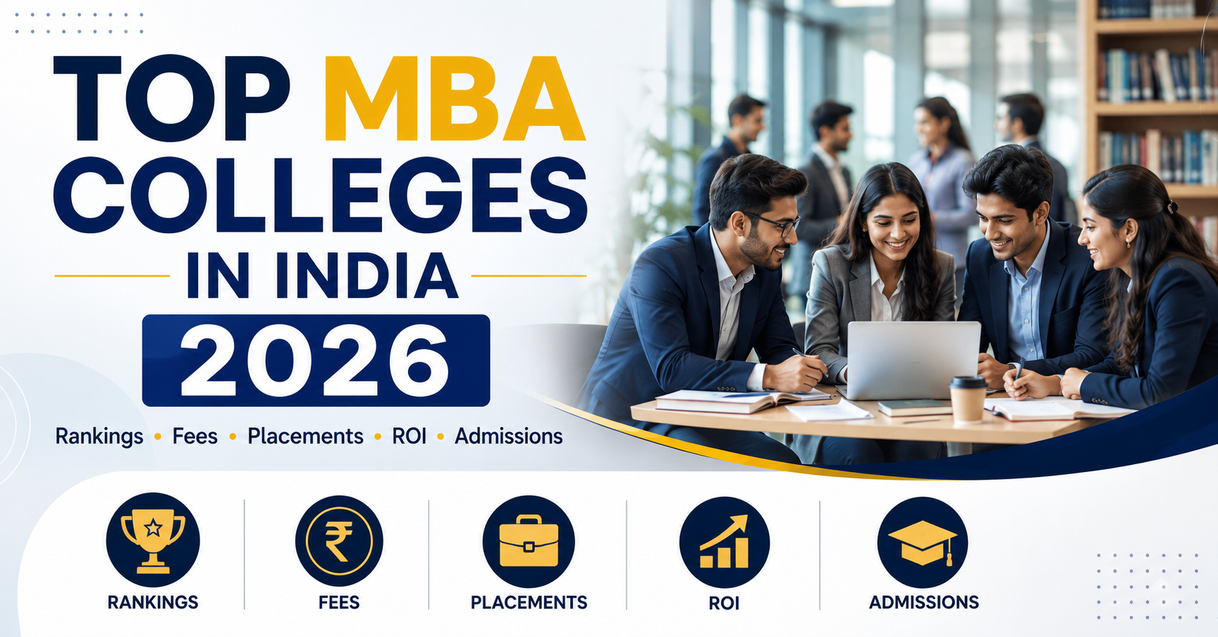 Top MBA College in India 2026: NIRF Ranking. fees, placements, salaries